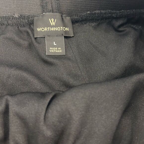 Worthington Silver Sequin Midi Skirt NWT Large - Picture 4 of 5